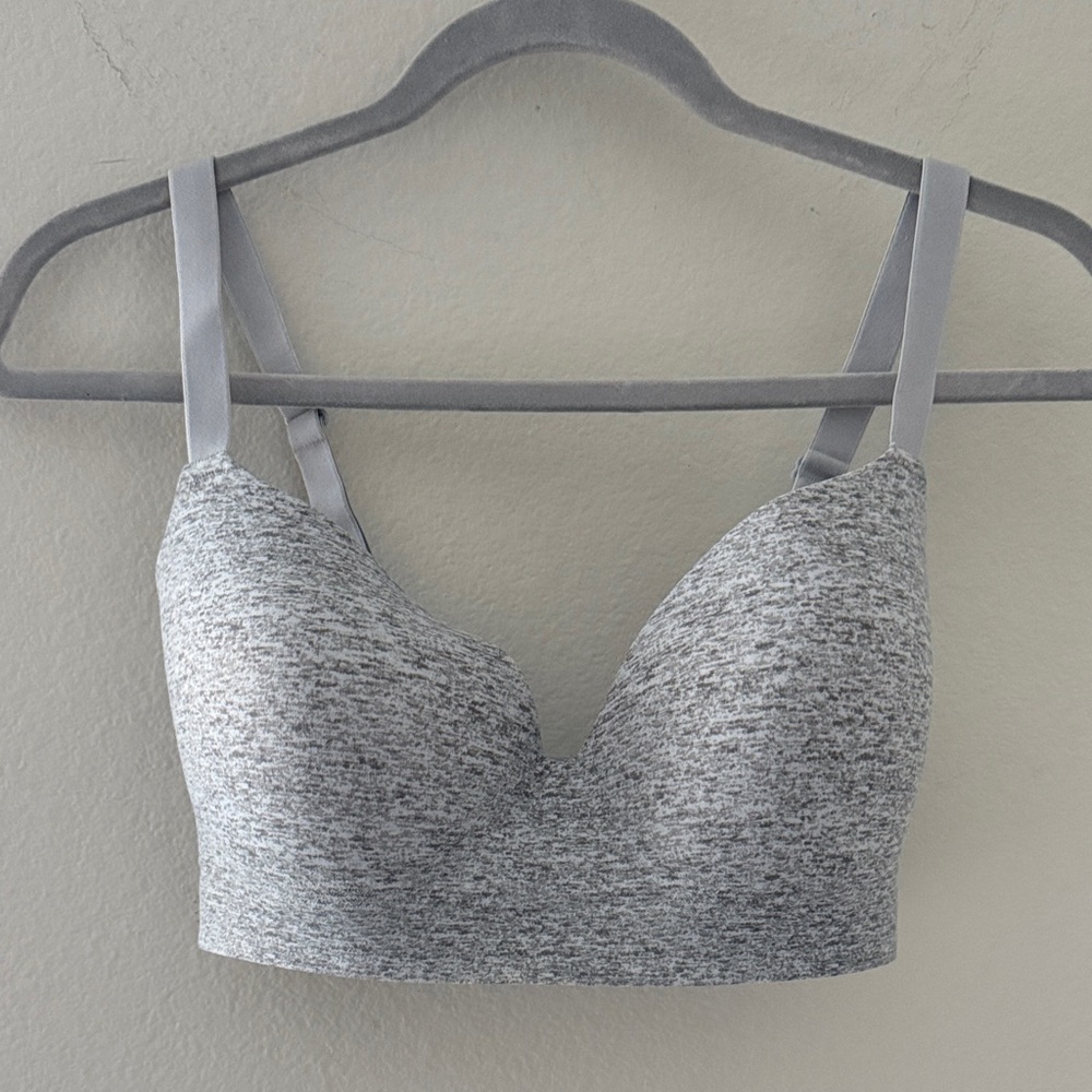 Soma Enbliss Graphite Gray Women's Wireless Bra‎ Size 34DD